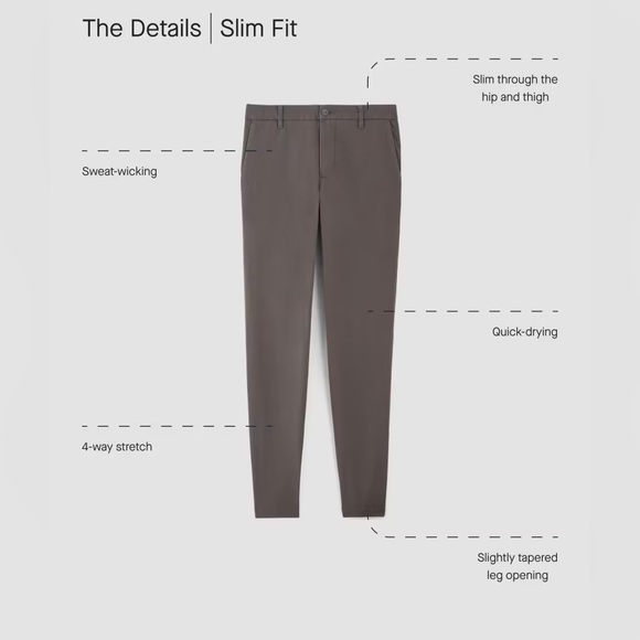 Everlane slim fit men’s chinos- 31x30 NWT - Picture 5 of 8